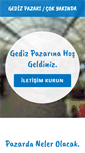 Mobile Screenshot of gedizpazari.com